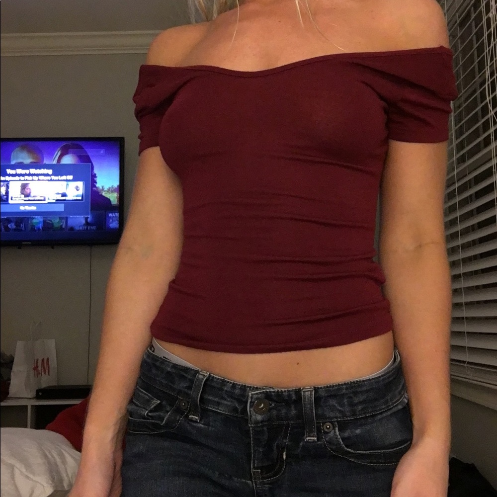 Off the shoulder top